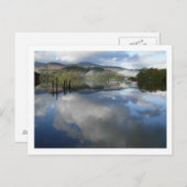 ダーウェントーターでのボートの反射 ポストカード (正面/裏面)