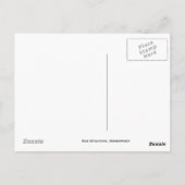 ダーウェントーターでのボートの反射 ポストカード (裏面)