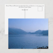 ダーウェント・ウォーター カンブリア イングランド カード ポスター プレート C (正面/裏面)