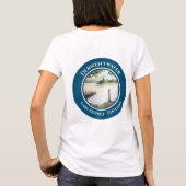 ダーウェントWater Keswick England Water color 絵画's Tシャツ (裏面)
