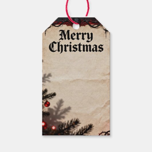 ダーカー・バット・オールダー クリスマスタグ 4 ギフトタグ (正面)
