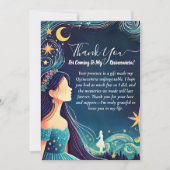 ダークおもしろいスタープロムスターリーナイトスカイキンセアニェラ サンキューカード (正面)