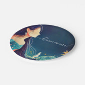 ダークおもしろいスタープロムスターリーナイトスカイキンセアニェラ ペーパープレート (アングル)