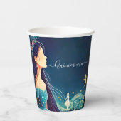 ダークおもしろいスタープロムスターリーナイトスカイキンセアニェラ 紙コップ (裏面)