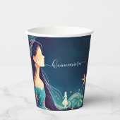 ダークおもしろいスタープロムスターリーナイトスカイキンセアニェラ 紙コップ (正面)