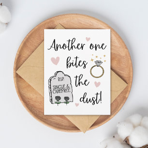 ダークおもしろいユーモアおめでとうオンザーズ婚約 カード