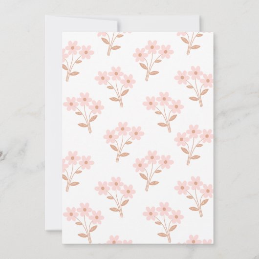 ダークお洒落バレリーナ2つのTuかわいい誕生日 招待状 (裏面)