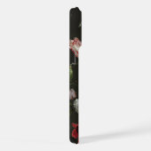 ダークでムーディな花の静物画 iPhoneケース (右側面)
