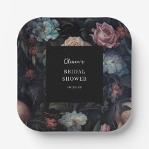 ダークでムーディーなフローラルゴシック ブライダルシャワー