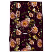 ダークでムーディーなブライダルシャワーのラッピングペーパー ミディアムペーパーバッグ (正面)