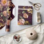 ダークでムーディーなブライダルシャワーのラッピングペーパー ラッピングペーパー<br><div class="desc">ダークでムーディーなブライダルシャワーのラッピングペーパー</div>