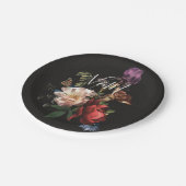 ダークとムーディレンブラントフローラ ペーパープレート (アングル)