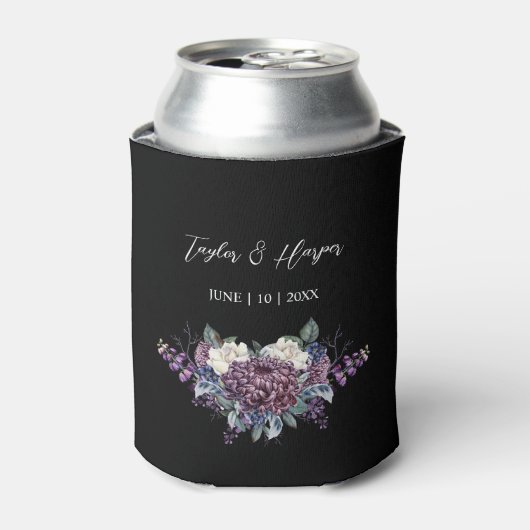 ダークなゴス婚ブーケ 缶クーラー (缶正面)