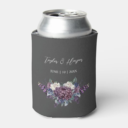 ダークなゴス婚ブーケ 缶クーラー (缶正面)