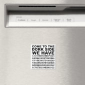 ダークなドークサイドに来なさい 円周率3.14 マグネット (インサイチュ (食洗機))