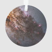 ダークなレーンの塵のクロスCentaurus銀河系。 オーナメント (裏面)