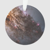ダークなレーンの塵のクロスCentaurus銀河系。 オーナメント (正面)