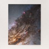 ダークなレーンの塵のクロスCentaurus銀河系。 ジグソーパズル (縦)