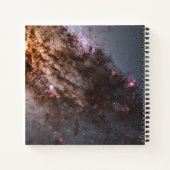 ダークなレーンの塵のクロスCentaurus銀河系。 ノートブック (裏面)