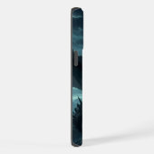 ダークな中世のドラゴン iPhoneケース (右側面)