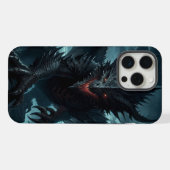 ダークな中世のドラゴン iPhoneケース (裏面横)