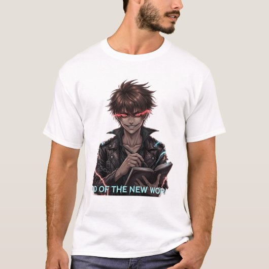 「ダークな美意識 アニメアートツリー」 Tシャツ (正面)