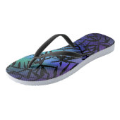 ダークな葉の空をイメージしたメンズ用サンダル ビーチサンダル (アングル)