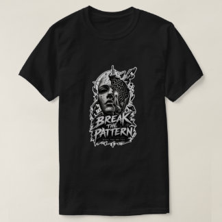 ダークな雰囲気のグラフィックTシャツ | パターンを打ち破れ Tシャツ