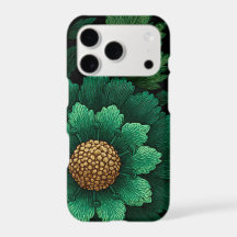 ダークな雰囲気のワイルドフラワー iPhone 17 Pro カバー