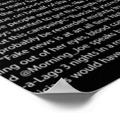 ダークのドナルド・トランプ引用文 ポスター (角)