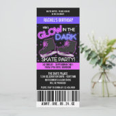 ダークアイスのグロースケートで滑るパーティー 招待状 (スタンド正面)