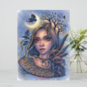 ダークアイズフェアリーファンタジームーンウーマンアートカード (スタンド正面)