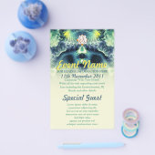 ダークアイズフラクタルアートカスタムイベントフライヤー チラシ (シングル)