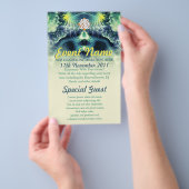 ダークアイズフラクタルアートカスタムイベントフライヤー チラシ (ハンドル)