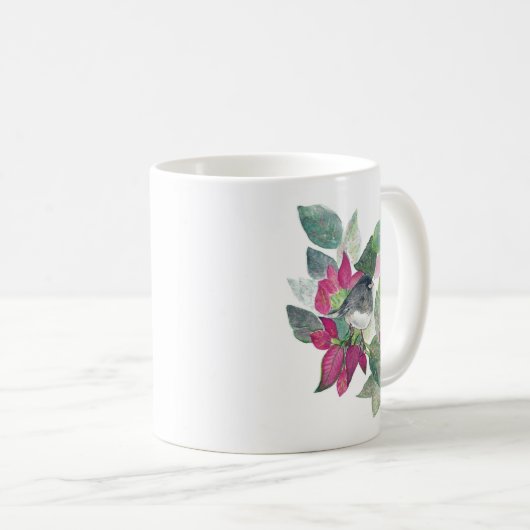 ダークアイドジュンコバードウォーター色アートコーヒーマグ コーヒーマグカップ (正面右)