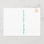 ダークアイドスーザンと真珠の三日月蝶 ポストカード (裏面)