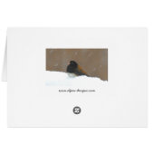 ダークアイドJunco絵画ズ – Bird Artオリジナル (裏面横)