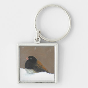 ダークアイドJunco絵画ズ – Bird Artオリジナル キーホルダー