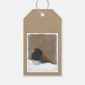 ダークアイドJunco絵画ズ – Bird Artオリジナル ギフトタグ (裏面)