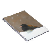 ダークアイドJunco絵画ズ – Bird Artオリジナル ノートブック (右側)