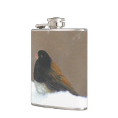 ダークアイドJunco絵画ズ – Bird Artオリジナル フラスク (左)