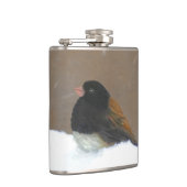 ダークアイドJunco絵画ズ – Bird Artオリジナル フラスク (右)