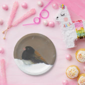 ダークアイドJunco絵画ズ – Bird Artオリジナル ペーパープレート (パーティー)