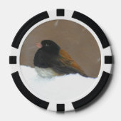 ダークアイドJunco絵画ズ – Bird Artオリジナル ポーカーチップ (正面)