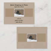 ダークアイドJunco絵画ズ – Bird Artオリジナル 名刺 (正面/裏面)