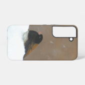 ダークアイドJunco絵画ズ – Bird Artオリジナル Samsung Galaxyケース (裏面横)