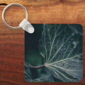 ダークアイビーリーフ自然写真 キーホルダー (正面)