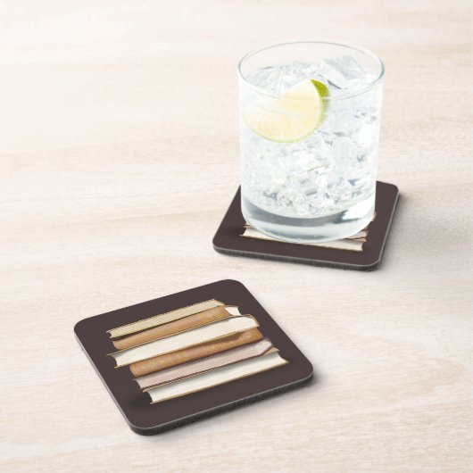 ダークアカデミアアンティーク書 コースター (右側)