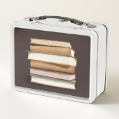 ダークアカデミアアンティーク書 メタルランチボックス (裏面)