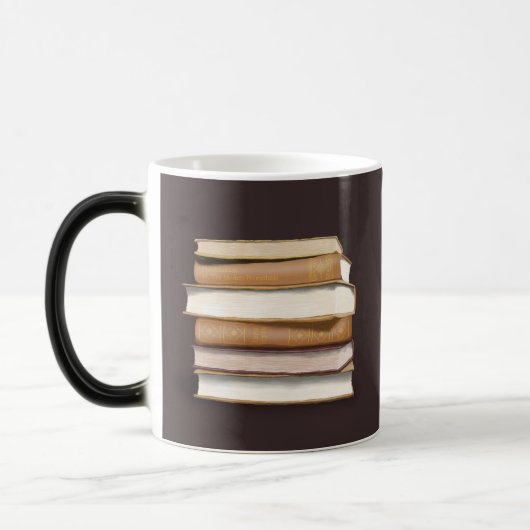 ダークアカデミアアンティーク書 モーフィングマグカップ (左)